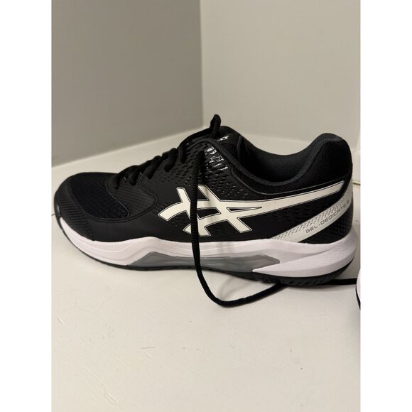 Asics Gel Gel-Dedicate 8 Pickleball Shoes Black Men's Size 10.5 NEW [jb] - Picture 10 of 16